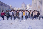 تشرف ۲۵۰ دانشجو از کربلا به شهر سامرا