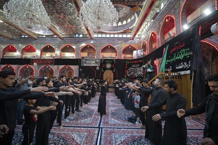 میزبانی آستان قدس عباسی از دسته‌های عزاداری در سالروز وفات حضرت ام البنین (علیها السلام)