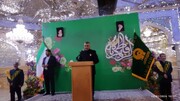 جشن میلاد حضرت فاطمه زهرا(س) ویژه زائران عرب زبان در حرم مطهر رضوی برگزار شد