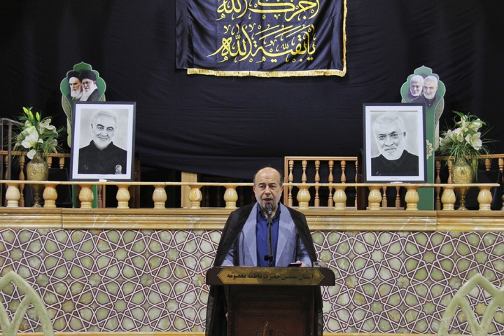 آیین خطبهخوانی ویژه بانوان در حرم حضرت معصومه(س) برگزار شد