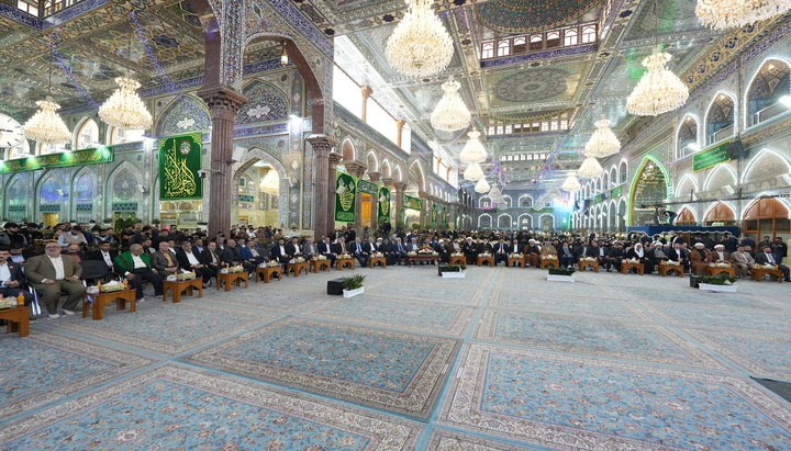 مرقد الامام الحسين (ع) يشهد انطلاق فعاليات مهرجان كوثر العصمة الثالث
