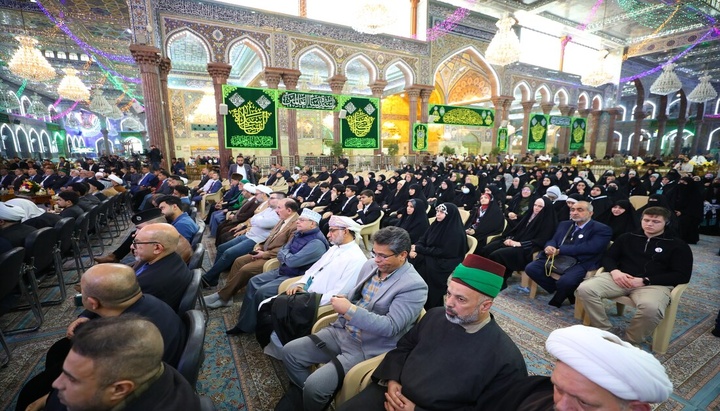مرقد الامام الحسين (ع) يشهد انطلاق فعاليات مهرجان كوثر العصمة الثالث
