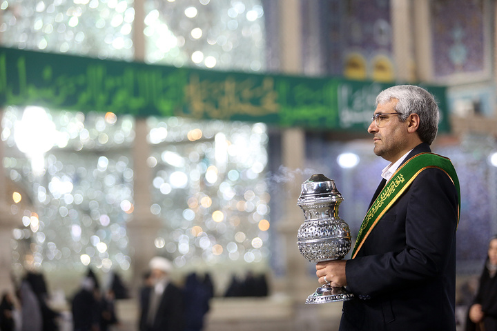 جشن میلاد امام باقر (ع) در حرم حضرت معصومه(س)