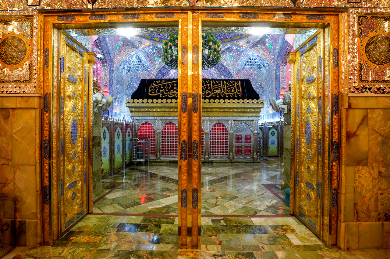 عکس با کیفیت مرقد مطهر حضرت امیرالمومنین علی علیه السلام