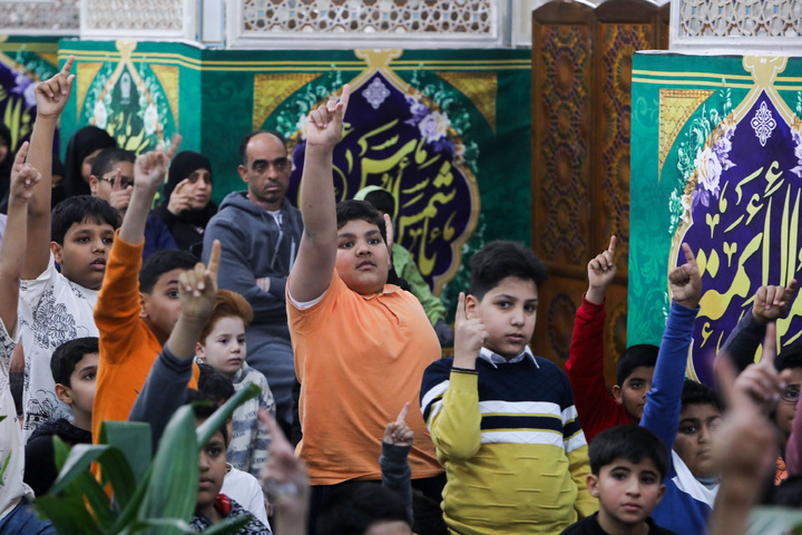 گردهمایی کودکان و‌ نوجوانان‌ عرب زبان در شب میلاد امام جواد علیه السلام