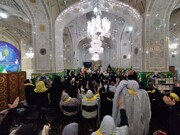 Turkish pilgrims celebrate Imam Ali’s birth anniv. in Imam Reza shrine