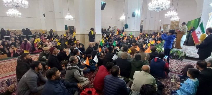 جشن میلاد امام علی(ع) ویژه اردوزبانان در حرم مطهر رضوی برگزار شد
 جشن میلاد امام علی(ع) ویژه اردوزبانان در حرم مطهر رضوی برگزار شد