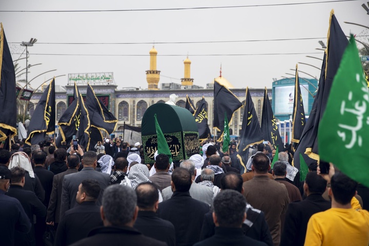 The condolence processions of the Karbala recall the death anniversary of Lady Zaynab…