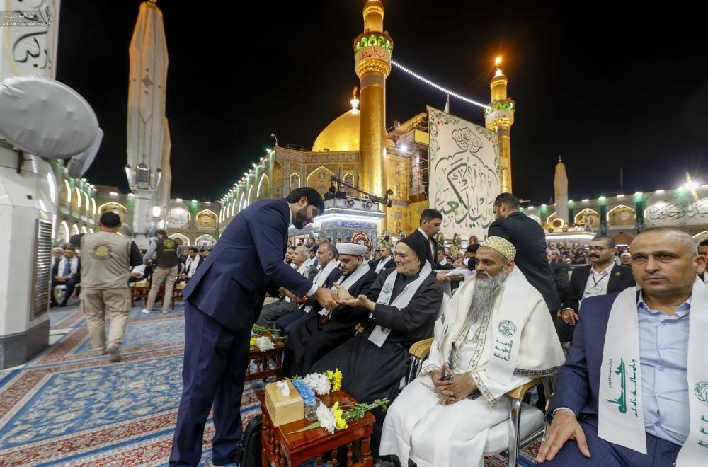 العتبة العلوية المقدسة تقيم احتفالها المركزي الخاص بمناسبة مولد أمير المؤمنين (ع) العتبة العلوية المقدسة تقيم احتفالها المركزي الخاص بمناسبة مولد أمير المؤمنين (ع)