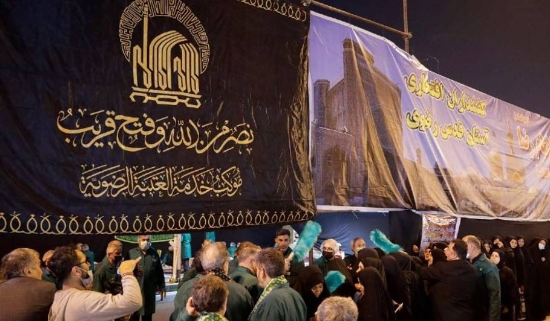 Imam Reza shrine servants provide services to pilgrims in Kadhimiya