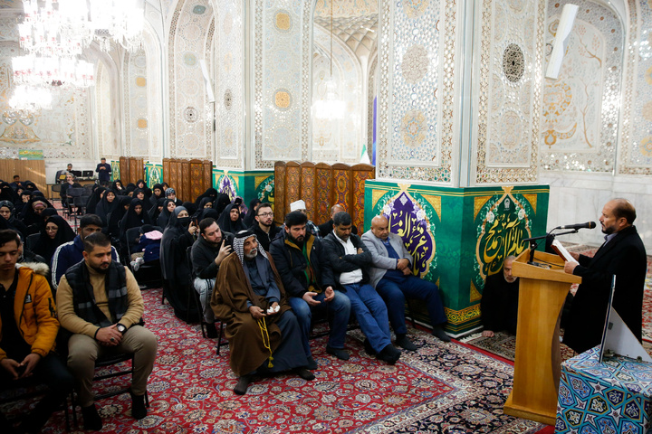 مراسم عزاداری زائرین غیر ایرانی به مناسبت شهادت امام کاظم علیه السلام
