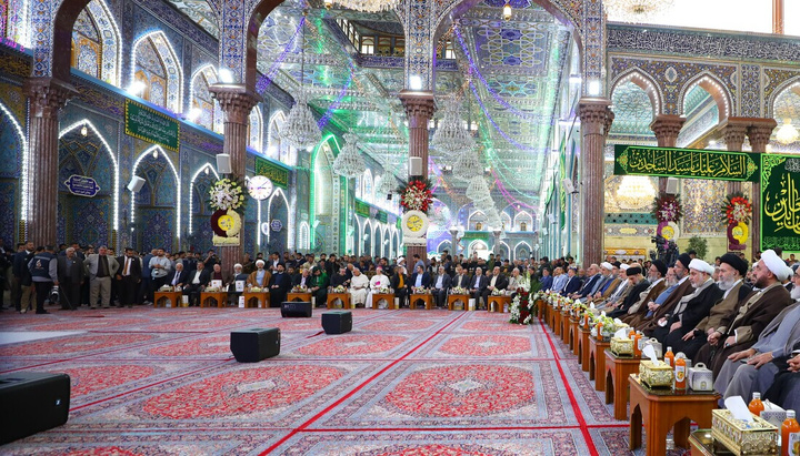 حضور نمایندگان آستان مقدس بانوی کرامت در جشنواره بین‌المللی «ربیع الشهاده» کربلا