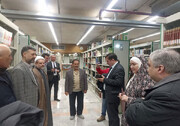 هیات علمی بنیاد بین المللی امیر علی شیرنوایی ازبکستان از کتابخانه رضوی بازدید کردند