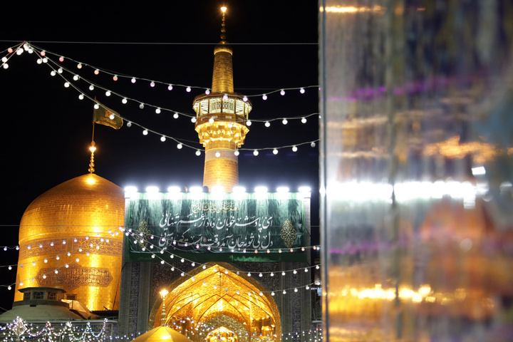 Imam Reza shrine atmosphere prior to mid-Sha’ban festivities
