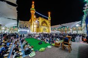 محفل قرآنی به مناسبت ماه مبارک رمضان در حرم مطهر علوی
