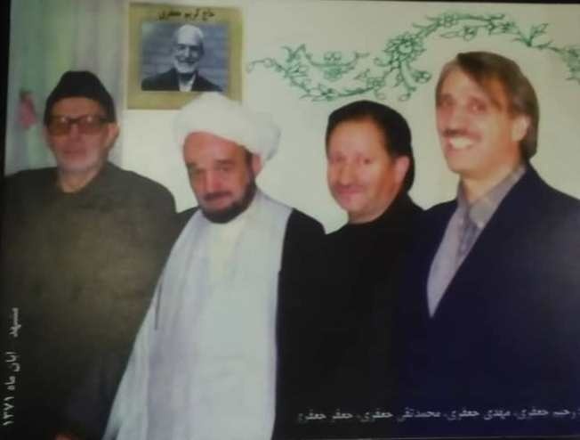 جلسه پر رونق تفسیر قرآن برادر علامه جعفری در حرم مطهر امام رضا(ع)