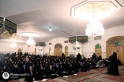 Hard of hearing pilgrims mourn in Imam Reza shrine on Night of Decree