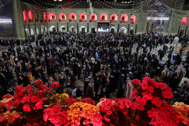 مراسم إحياء الليلة الثالثة والعشرين من شهر رمضان المبارك في الحرم الرضوي الشريف
