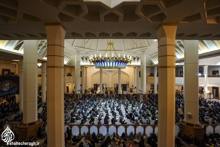 مراسم احیای شب قدر ۲۳ ماه مبارک رمضان در حرم مطهر حضرت شاهچراغ علیه السلام