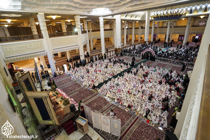 جشن بزرگ دختران روزهاولی در حرم مطهر حضرت شاهچراغ علیه السلام