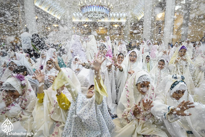 جشن بزرگ دختران روزهاولی در حرم مطهر حضرت شاهچراغ علیه السلام