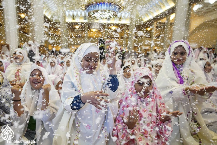 جشن بزرگ دختران روزهاولی در حرم مطهر حضرت شاهچراغ علیه السلام