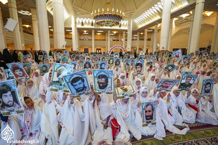 جشن بزرگ دختران روزهاولی در حرم مطهر حضرت شاهچراغ علیه السلام