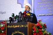 عراق میں منعقدہ سلمان فارسی کانفرنس میں آستان قدس رضوی کے ادارہ بین الاقوامی امور کے نائب کا خطاب