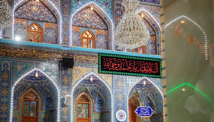 آماده سازی حرم مطهر امام حسین (ع) برای سالروز شهادت امام جعفر صادق علیه السلام