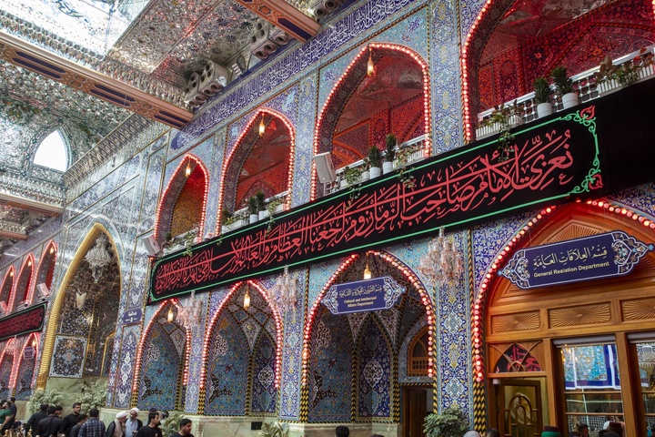 The Al-Abbas's (p) Shrine publishes signs of grief in commemoration of the martyrdom anniversary of Imam as-Sadeq (peace be upon him)
