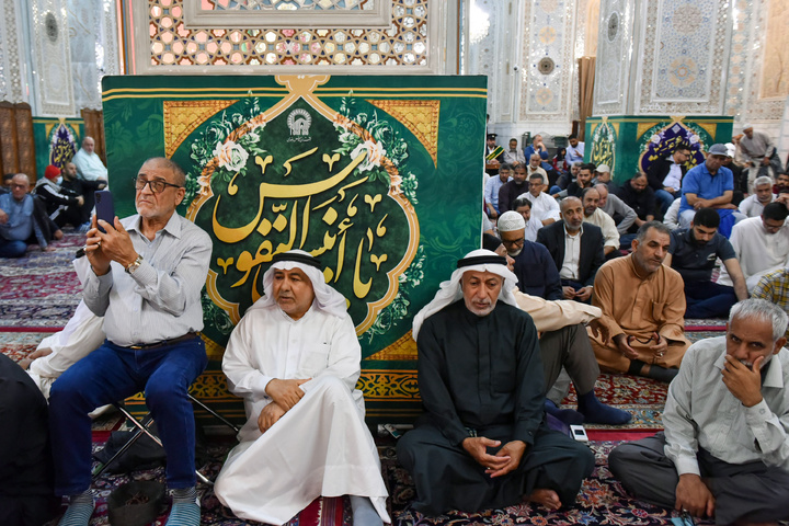 احتفال خاص بالإخوة الزائرين العرب بمناسبة يوم مولد السيدة المعصومة(س)
