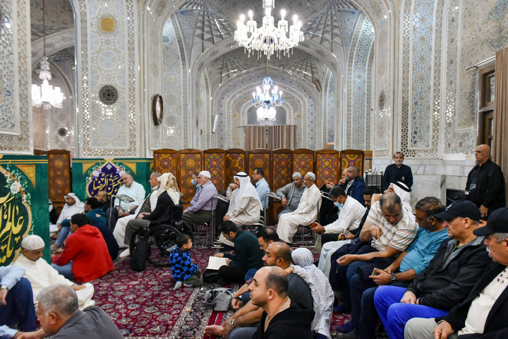 احتفال خاص بالإخوة الزائرين العرب بمناسبة يوم مولد السيدة المعصومة(س)
