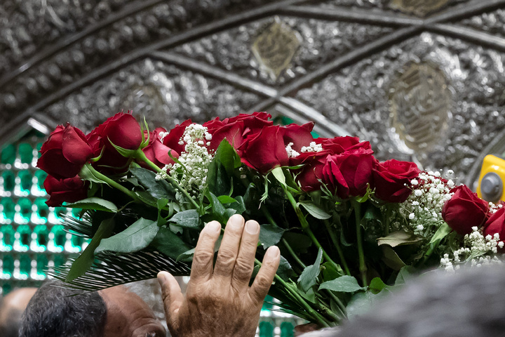 مظاهر الزينة في العتبة الرضوية بذكرى ميلاد الامام الرضا(ع)