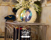 اولین تصویر از محل دفن‌شهید آیت الله رئیسی در حرم‌مطهر امام‌رضا علیه السلام