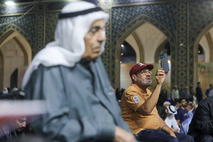 قراءة دعاء التوسل بصوت المنشد الحسيني نزار القطري