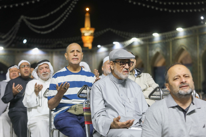 قراءة دعاء التوسل بصوت المنشد الحسيني نزار القطري