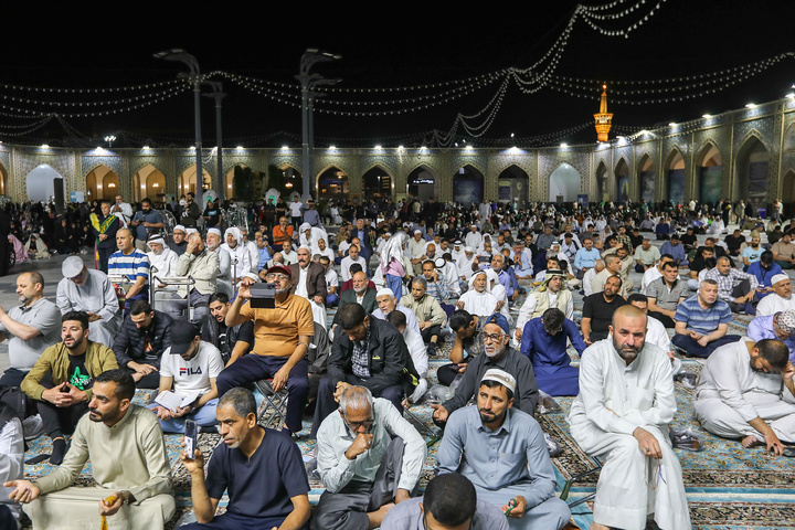 قراءة دعاء التوسل بصوت المنشد الحسيني نزار القطري