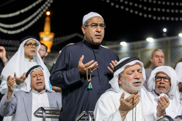 قراءة دعاء التوسل بصوت المنشد الحسيني نزار القطري