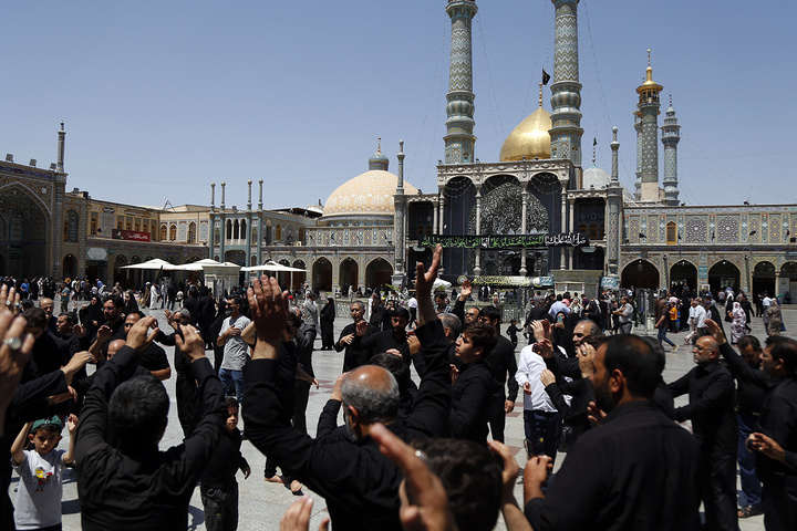 عزاداری سالروز شهادت امام جواد علیه السلام در حرم بانوی کرامت