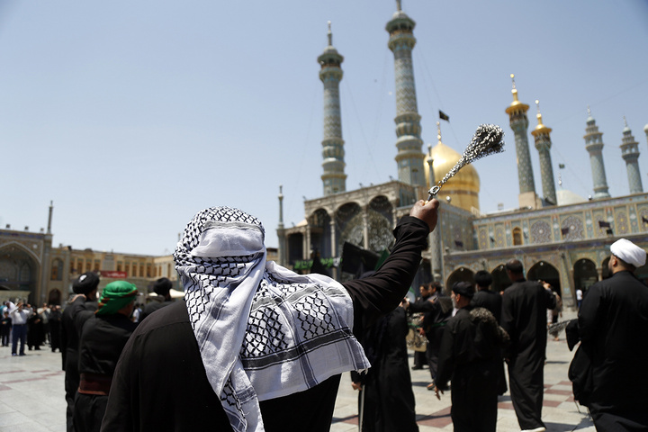 عزاداری سالروز شهادت امام جواد علیه السلام در حرم بانوی کرامت