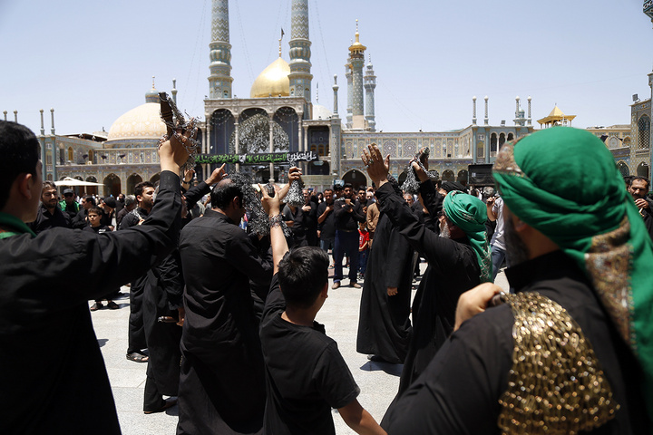 عزاداری سالروز شهادت امام جواد علیه السلام در حرم بانوی کرامت