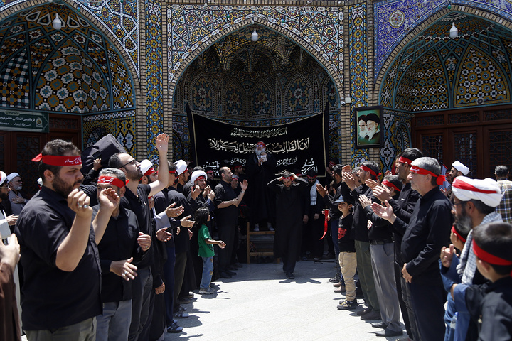 عزاداری سالروز شهادت امام جواد علیه السلام در حرم بانوی کرامت