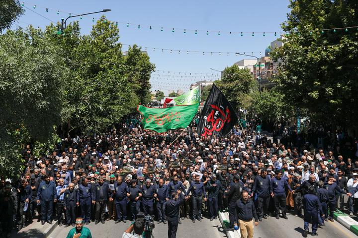 مسيرة عزاء في ذكرى شهادة جواد الأئمة عليه السلام في مشهد
