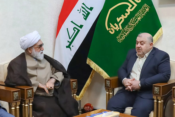 دیدار تولیت آستان های مقدس رضوی و امامین عسکریین علیهم السلام در سامرا دیدار تولیت آستان های مقدس رضوی و امامین عسکریین علیهم السلام در سامرا