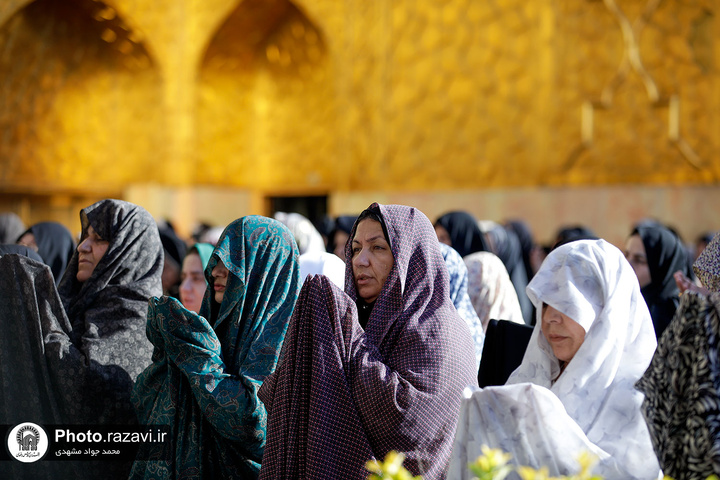 حرم امام رضا(ع) میں نماز عید الاضحیٰ کا انعقاد
