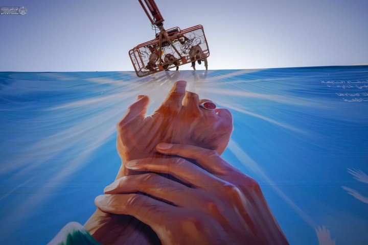 آماده سازی حرم مطهر علوی برای عید سعید غدیرخم