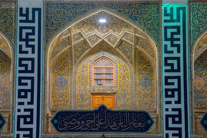 آماده سازی حرم مطهر علوی برای عید سعید غدیرخم