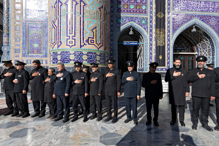 حرم امام رضا(ع) میں ’’صلا‘‘ کے عنوان سےعزاداری کے روایتی پروگرام کا انعقاد