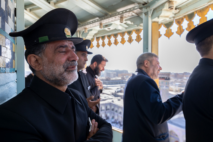حرم امام رضا(ع) میں ’’صلا‘‘ کے عنوان سےعزاداری کے روایتی پروگرام کا انعقاد