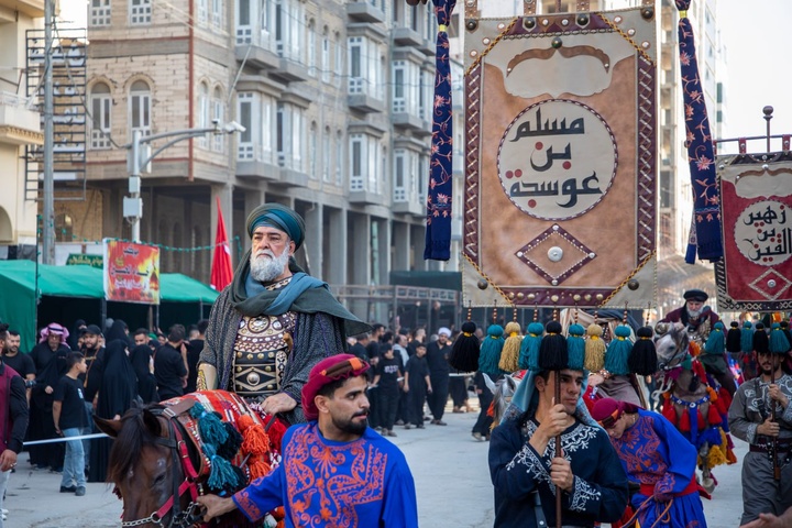 ورود نمادین کاروان به کربلا